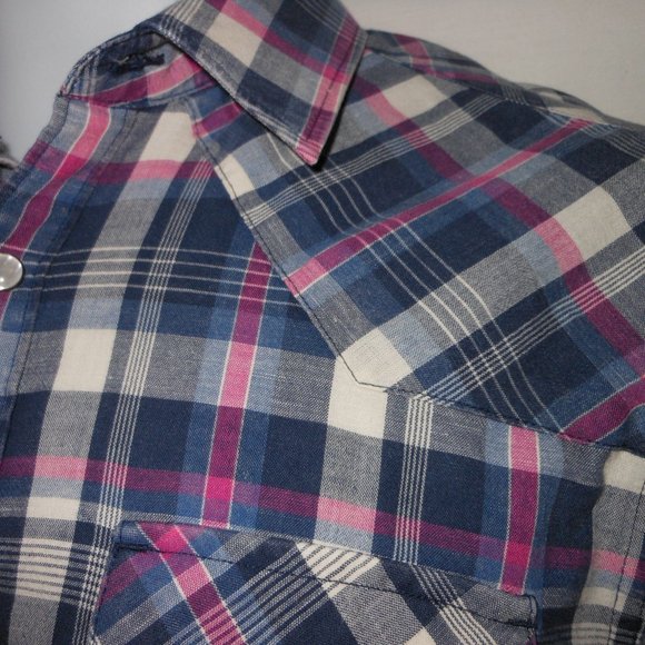 7 For all Man kind colorful men's button shirt - Picture 6 of 8